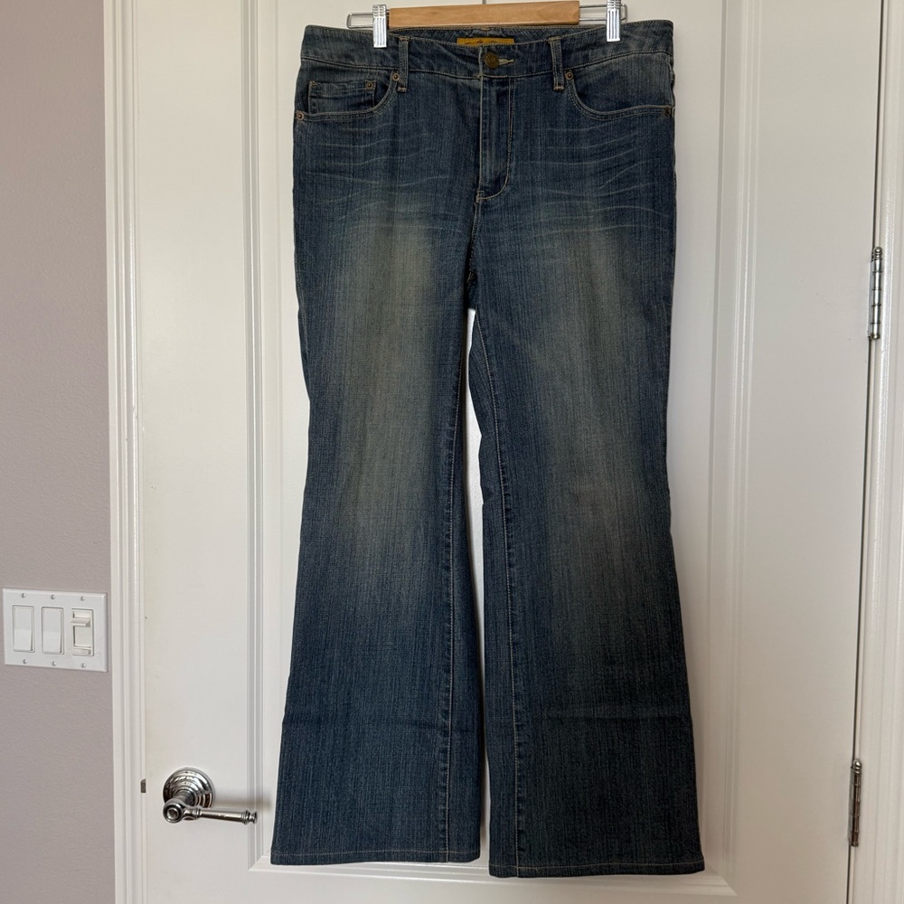 Seven7 Dark Blue Flare Jeans